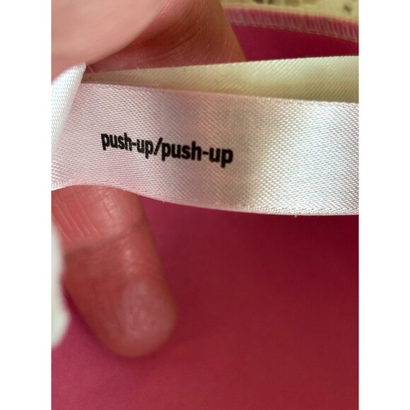 Victorias Secret Pink Lace Push-Up Halter Bralette In Light Pink Size L - Picture 6 of 14